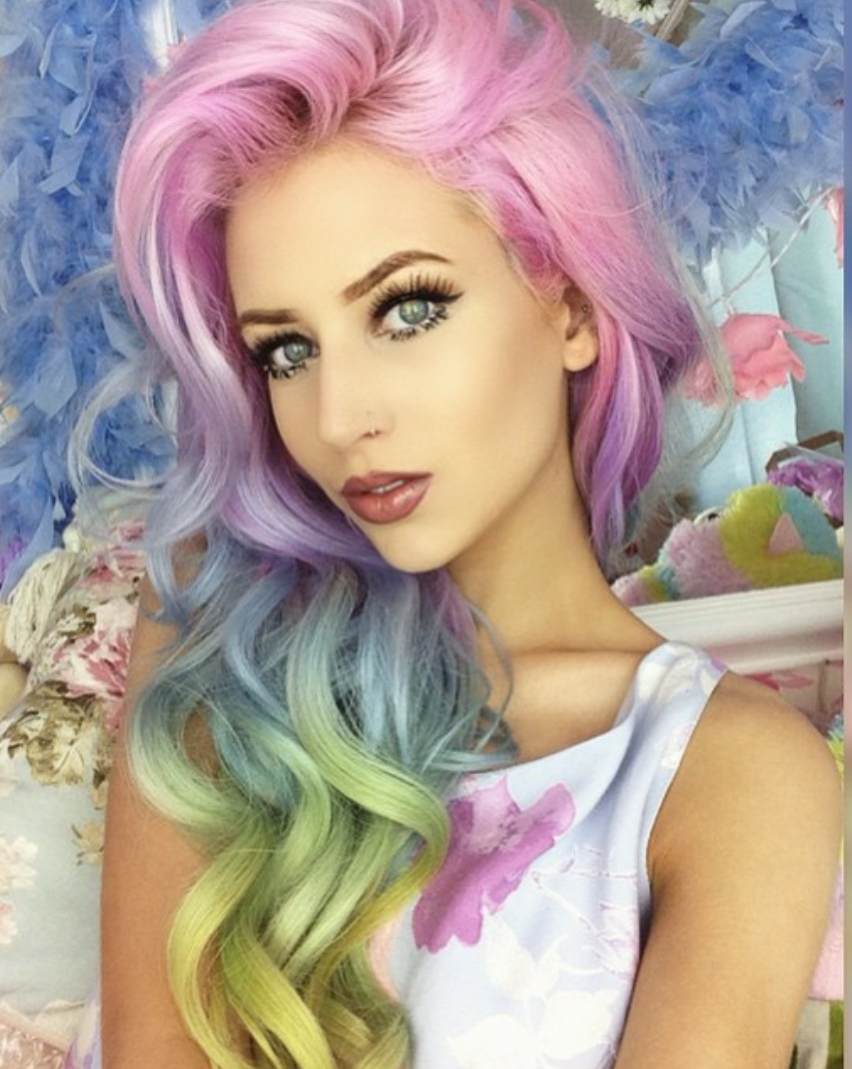 All About That Pastel Rainbow Hair Toni Guy Hairdressing Australia
