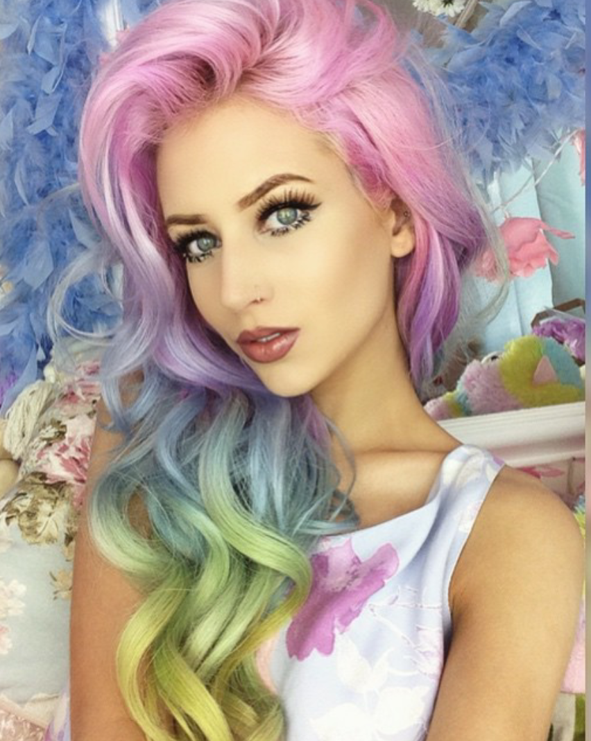 All About That Pastel Rainbow Hair TONIGUY Hairdressing Australia