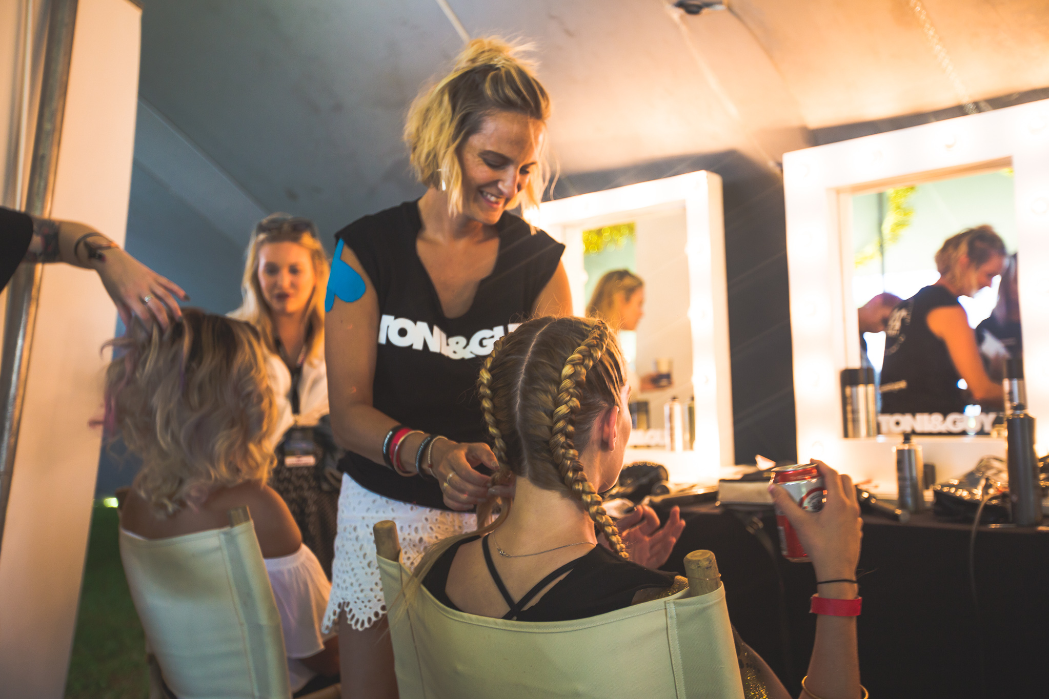 Toni&Guy Braids The Whole Festival (back angle)