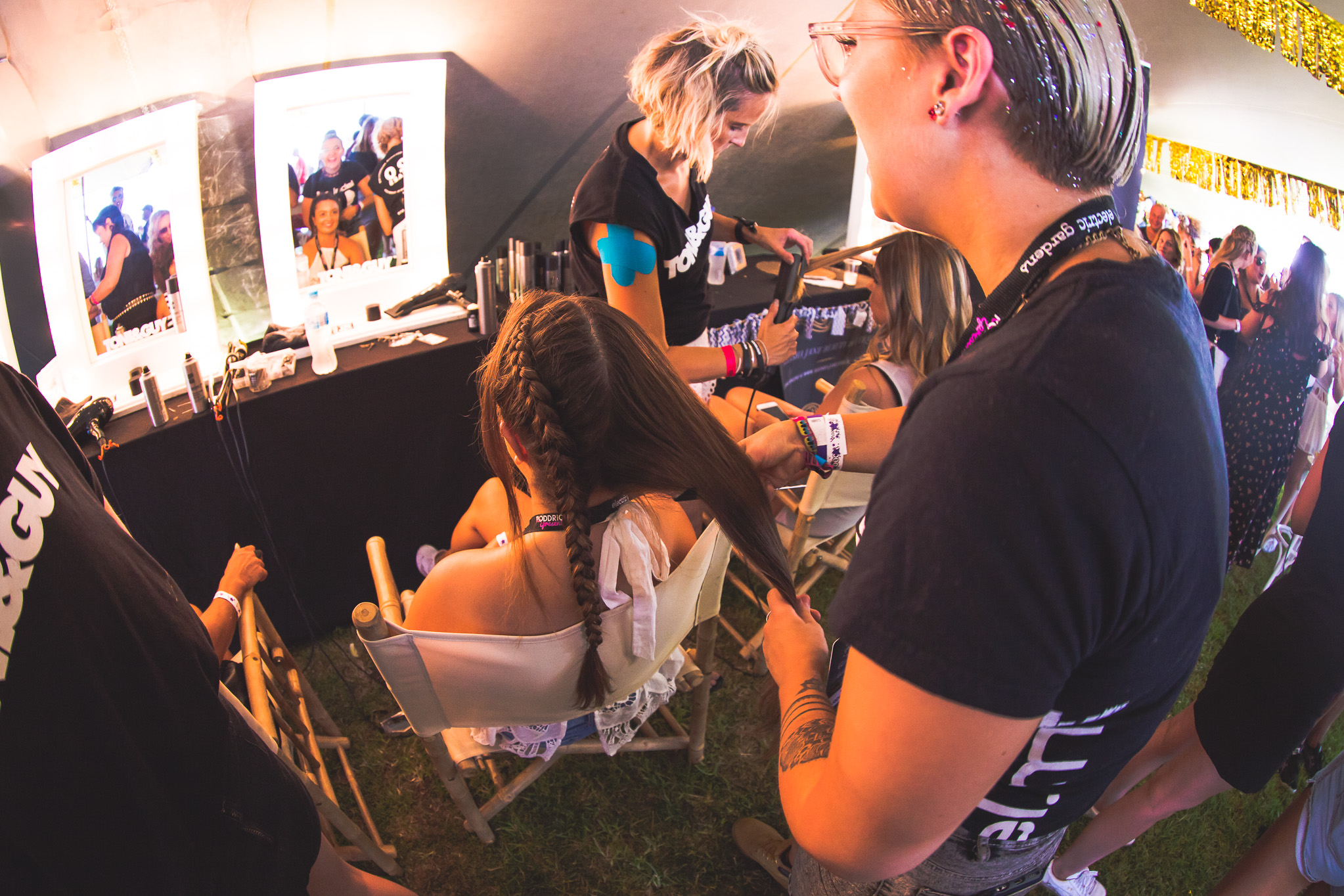 Toni&Guy Braids The Whole Festival