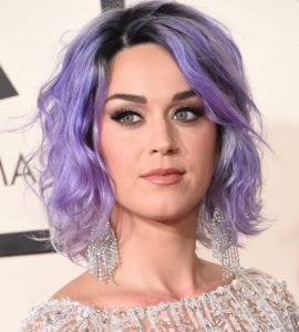 Katy Perry's Purple Hair At The Grammys
