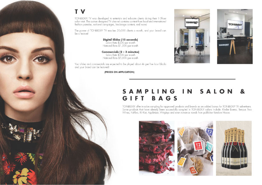 TONI&GUY PARTNERSHIPS ADVERTISE TV