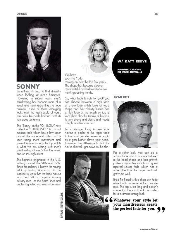 TONI&GUY MAGAZINE TONI MASCOLO 2018