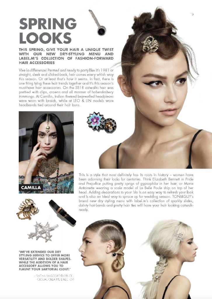 TONI&GUY MAGAZINE 2018 AUSTRALIA