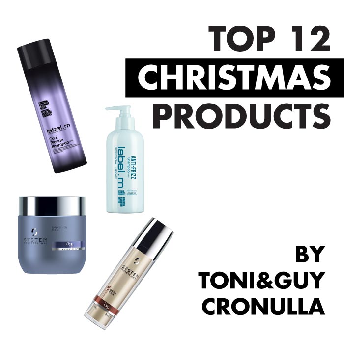 Top 12 Christmas Products TONI GUY Hairdressing Australia