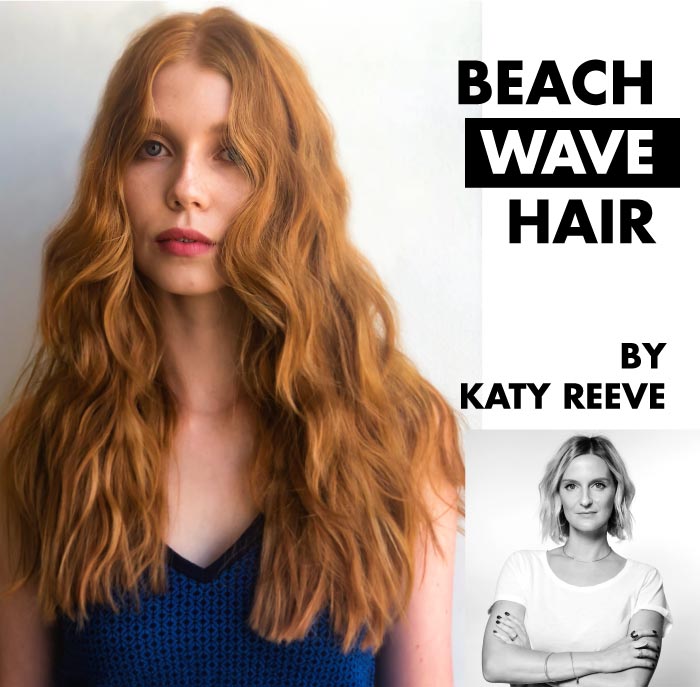 TONI&GUY Beach wave hair Katy Reeve How To Hairstyle