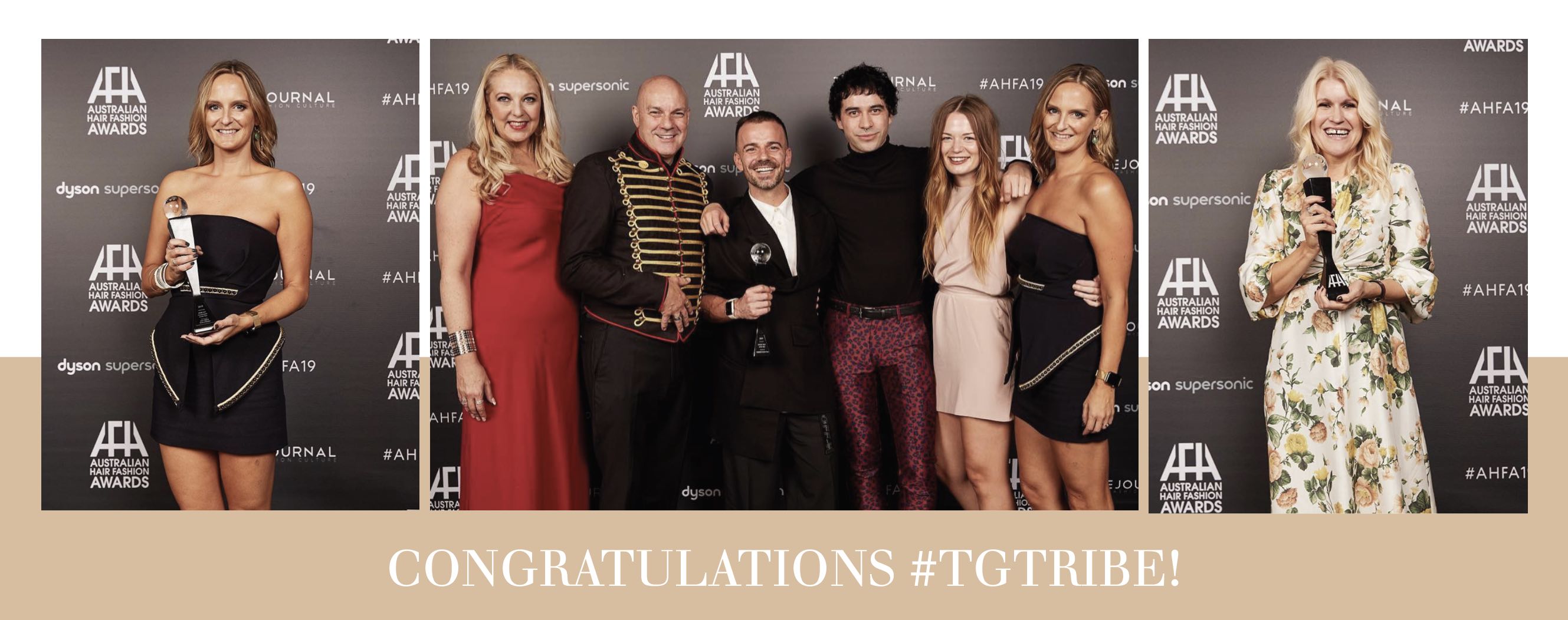 AHFA 2019 TONI&GUY Winners ghd sponsored